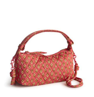 Vera Bradley Roxbury Crecent Crossbody Tiny Poppies