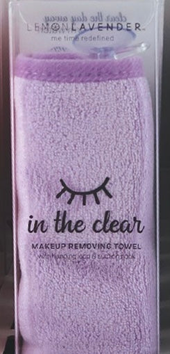 Lemon Lavender In The Clear Makeup Removing Towel