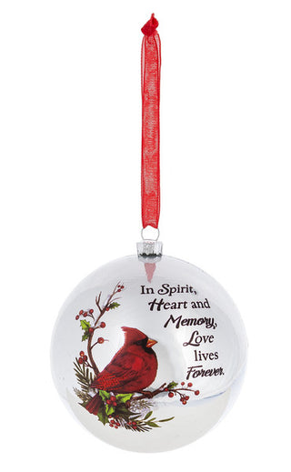 In Spirit Cardinal Memorial Ornament