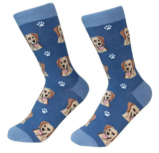 E&S Pets Yellow Labrador Socks