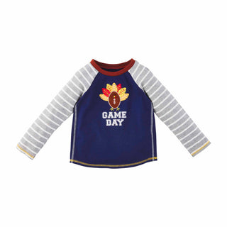 Mudpie Game Day Thanksgiving Tee 12-18M