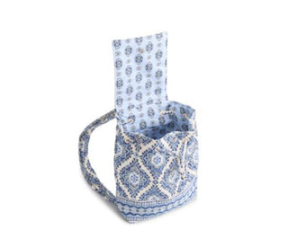 Vera Bradley Original Drawstring Backpack Cambridge Blues