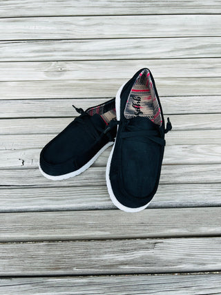 Gypsy Jazz Candice Slip Ons Black