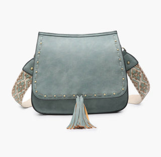 Jen & Co Bailey Crossbody Teal M1970