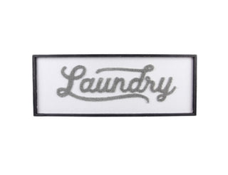 Wood Framed Laundry Wall Sign