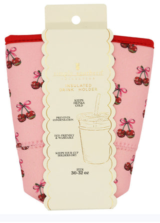 Simply Southern Large Drink Sleeve Cherry