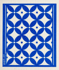 Wet It! Classic Blue & White Swedish Dishcloth