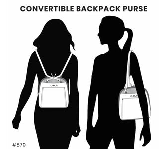Chala Convertible Backpack Black Cat Gray 870