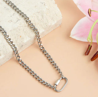 Howard's Narelle Waterproof Carabiner Necklace Silver