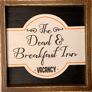 Halloween Box Sign