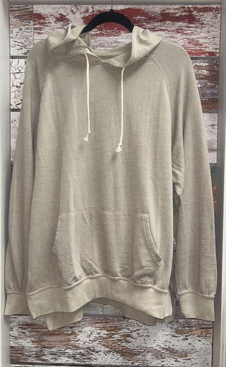 Sew In Love Mineral Wash Hoodie Heather Grey