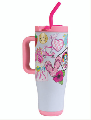 Simply Southern Tumbler Sticker Vibes 40oz