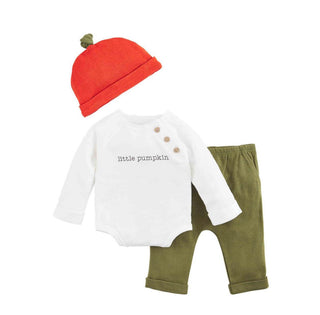 Mudpie Little Pumpkin 3pc Set 0-3M