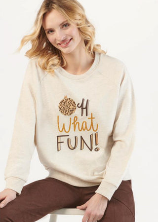 Leopard Holiday Pullover Sweater