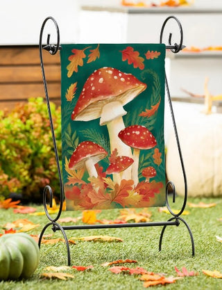 Fungi for Fall Garden Flag