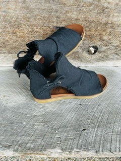Very G Rosalyn Black Sandals