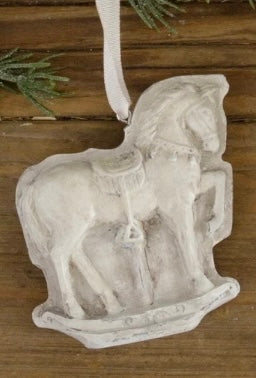 Christmas Mold Ornament Rocking Horse