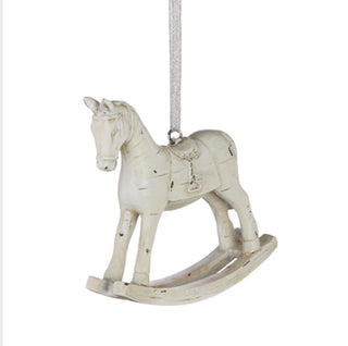 Distressed Rocking Horse Ornament