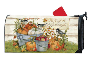 Fall Buckets Mail Wrap