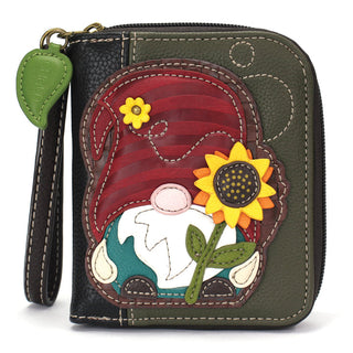 Chala Zip Around Wallet Gnome Olive 839