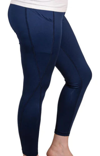 Simply Southern Sport Legging Navy