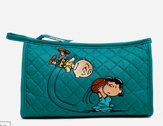 Vera Bradley Peanuts Whimsy Trapeze Cosmetic Peanuts Fall Meadow