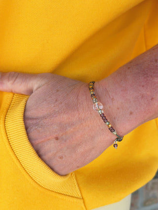 Go Arrows Morse Code Bracelet