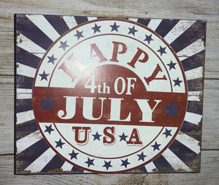Happy 4th of July Sign