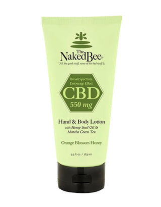 The Naked Bee CBD 550mg Hand & Body Lotion 5.5oz