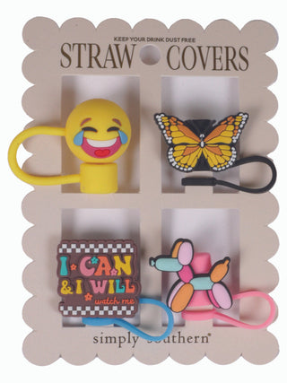 Simply Southern Straw Cover Butterfly