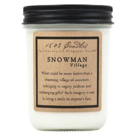 1803 Snowman Village Soy Jar Candle