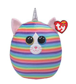 Ty Squish A Boo Heather Striped Cat