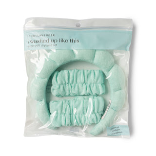 Lemon Lavender Washed Up Dryband Set Aqua